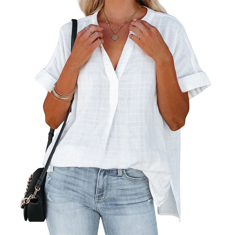 Ladies Lightness Relaxation Fit Buttonhole Top Lune London