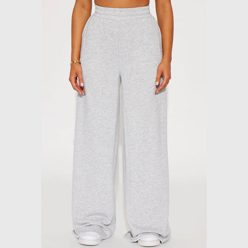 Loose-fitting leisure pants for women with elastic waistband Lune London