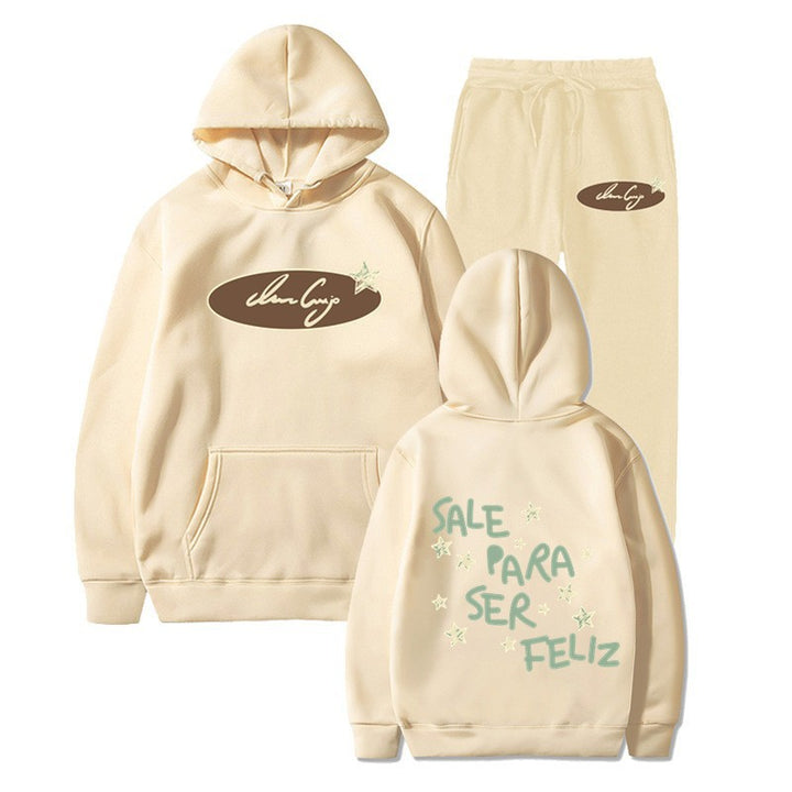 Women’s hoodie sweatshirt with inspiring lettering and casual cut Chic & Stil