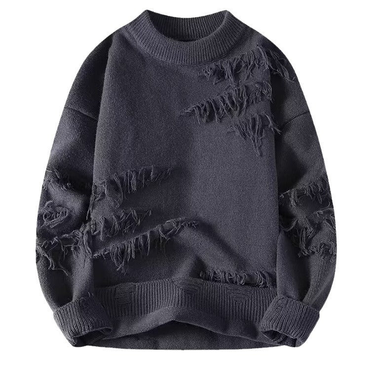 Ladies comfortable sweatshirt with unique fringe details Lune London