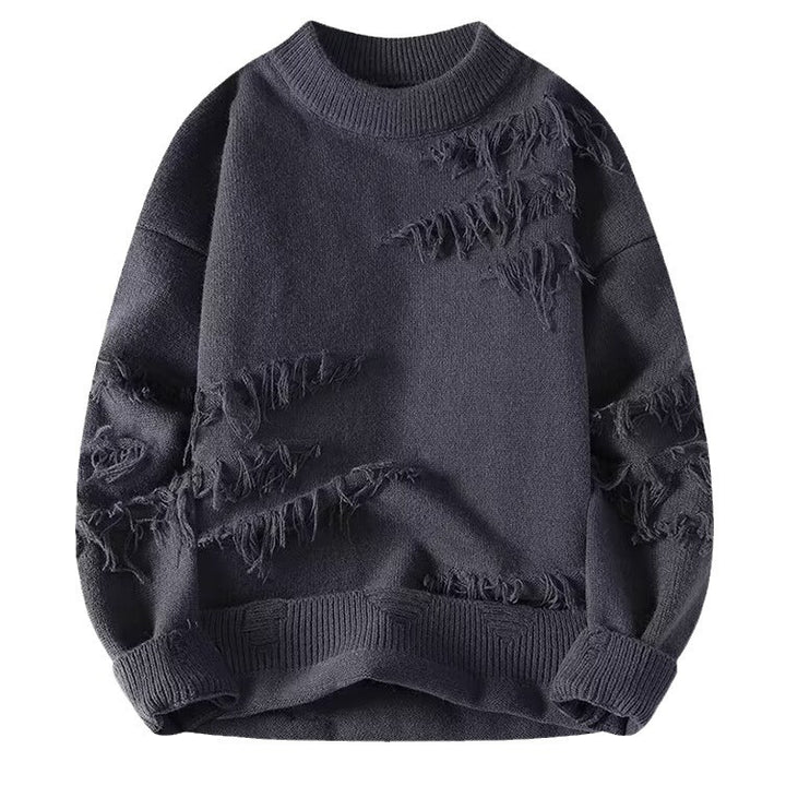 Ladies comfortable sweatshirt with unique fringe details Lune London