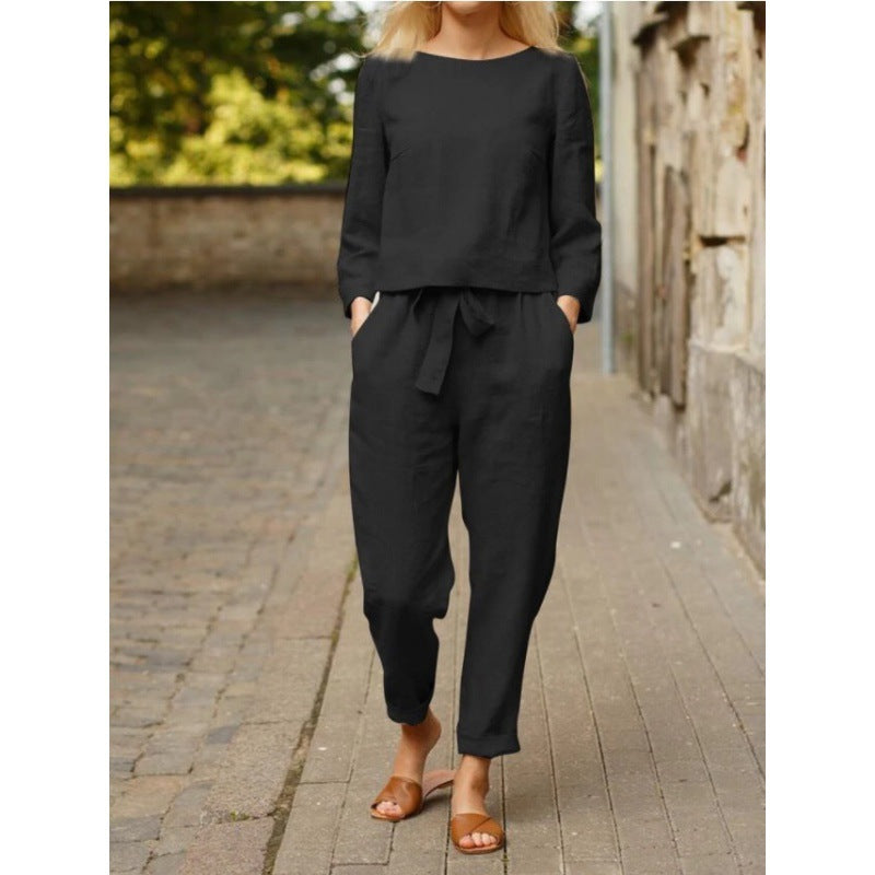 Dames Ensemble Élégant et Aéré Deux-Pièces Chic & Stil