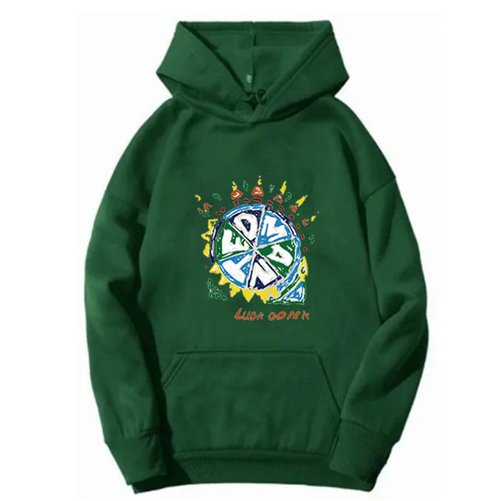 Women's hoodie with creative graphic print Chic & Stil