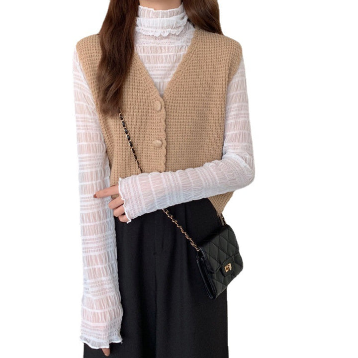 Ladies knitted vest Lune London