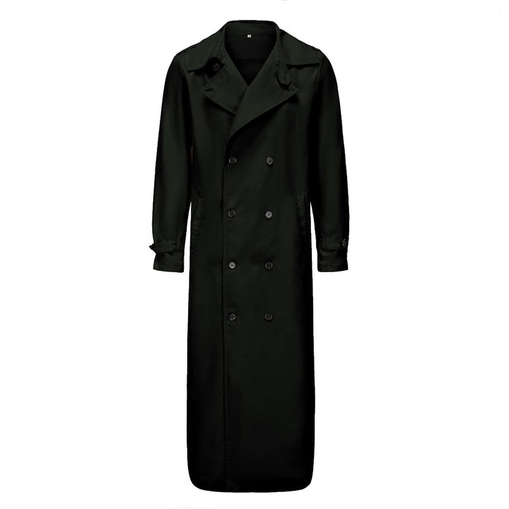 Lune London double-breasted fashion trench coat for men