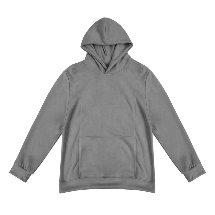 Hooded sweatshirt for men with a practical kangaroo pocket design and a soft inner lining Lune London