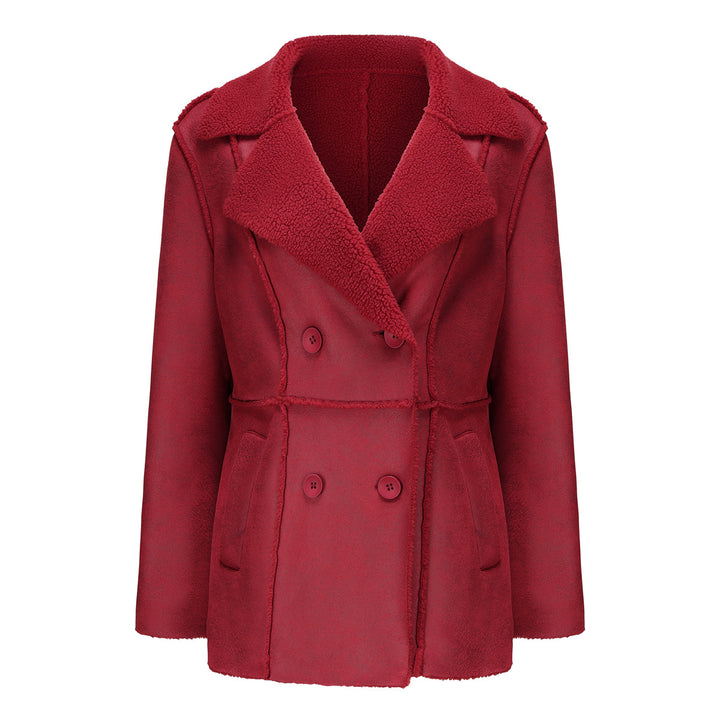 Fashionable women’s transition jacket with cozy lining and wide lapel Lune London