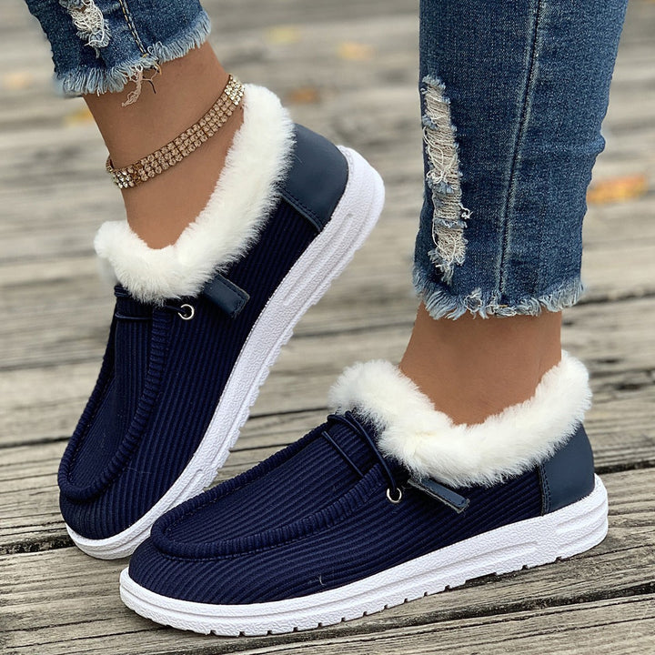 Ladies Plush Loafers with Soft Inner Lining Lune London