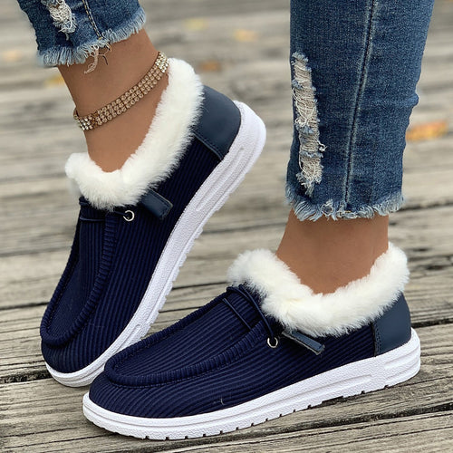 Ladies Plush Loafers with Soft Inner Lining Lune London