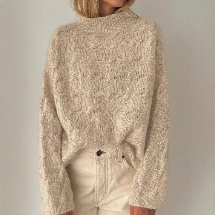 Ladies Chunky Knit Sweater Lune London