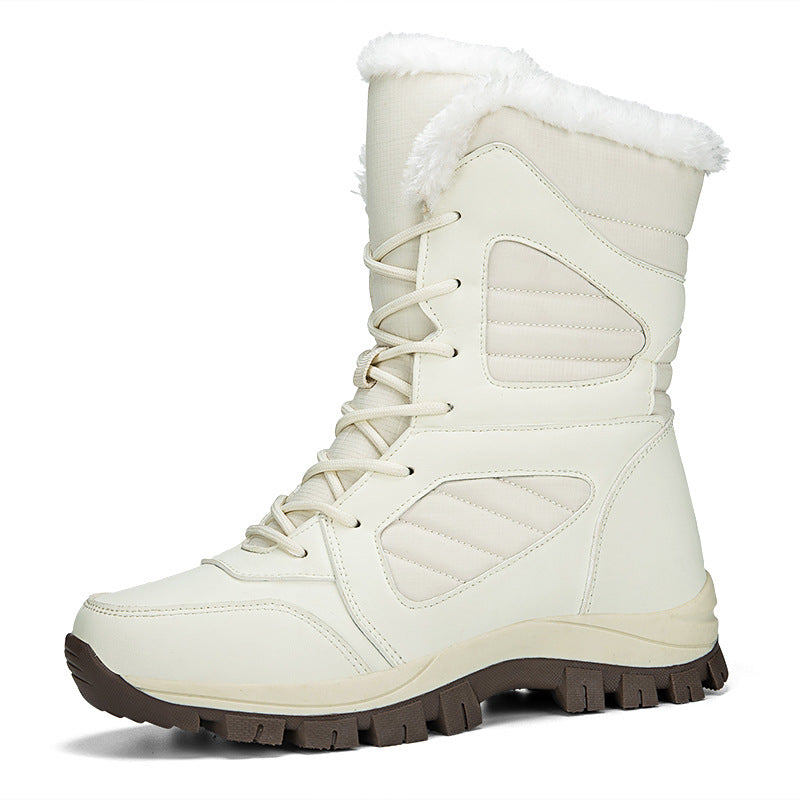 Warm winter boots for women with non-slip rubber sole Lune London