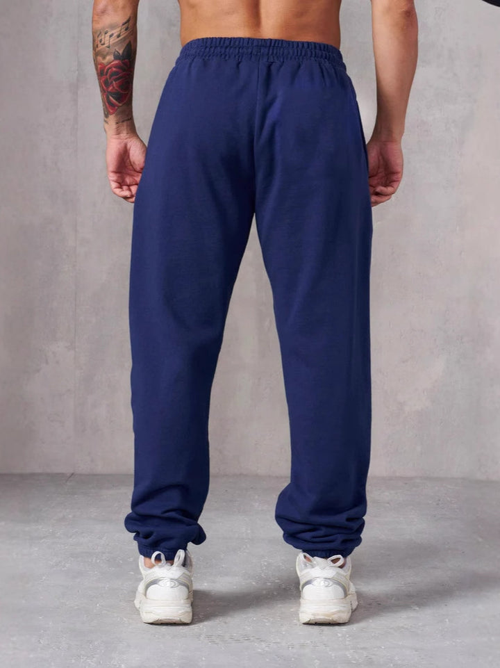 Men's Baggy Jogging Pants with Elastic Waistband and Side Pockets Lune London