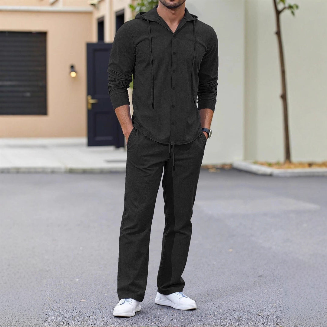 Men's casual hoodie set with practical pockets and trendy fit Lune London