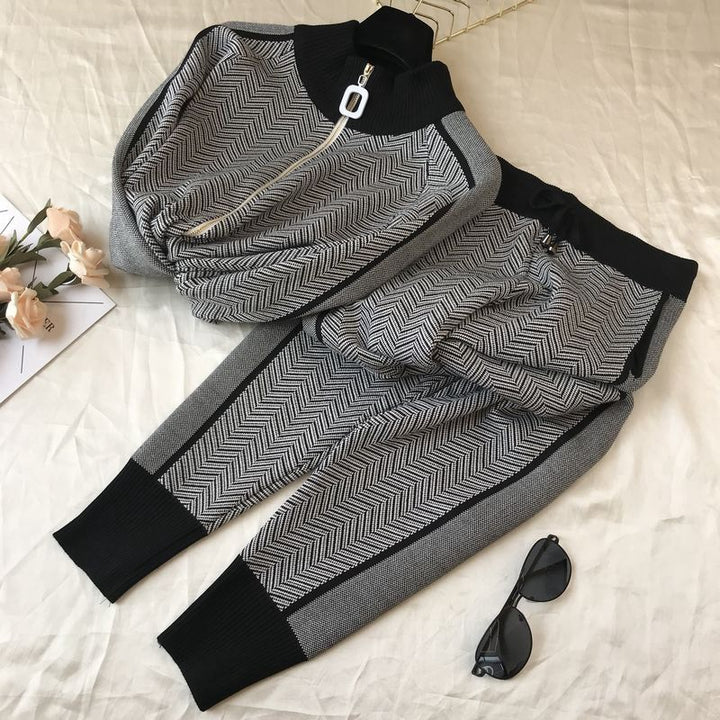 Lune London women's casual cardigan and jogger set