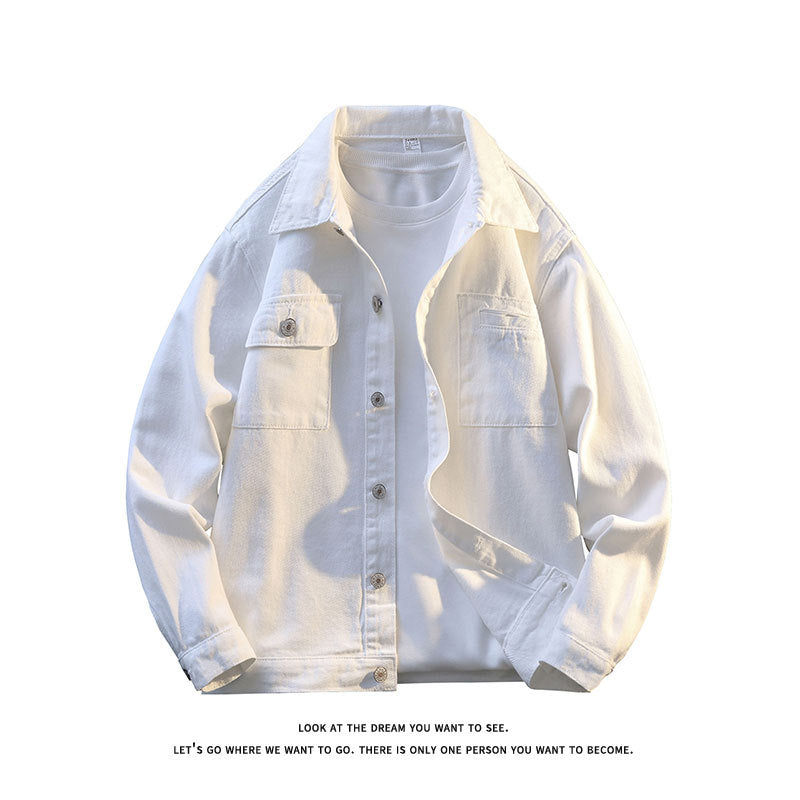 Casual jacket for men with two chest pockets and soft texture Lune London
