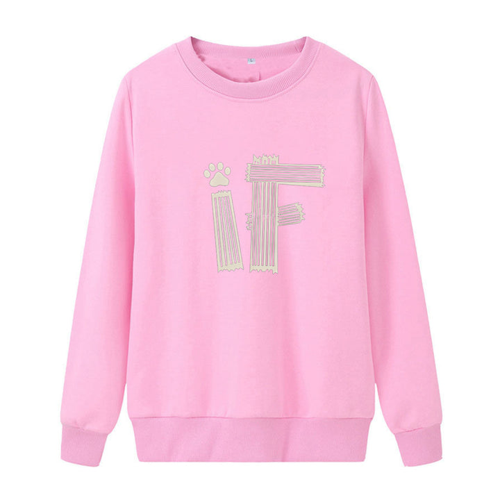 Women's casual sweatshirt with creative graphic print Chic & Stil