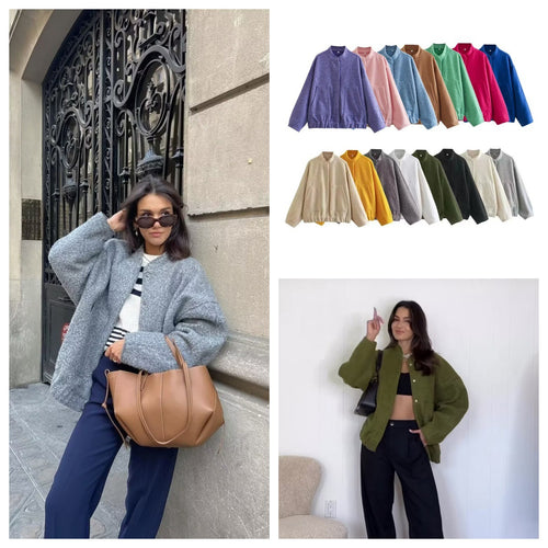 Women Oversized Winter Jacket with Practical Pockets Lune London