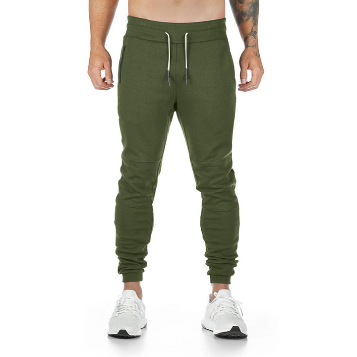 Sporty jogging pants for men with modern side pockets and elastic waist Lune London