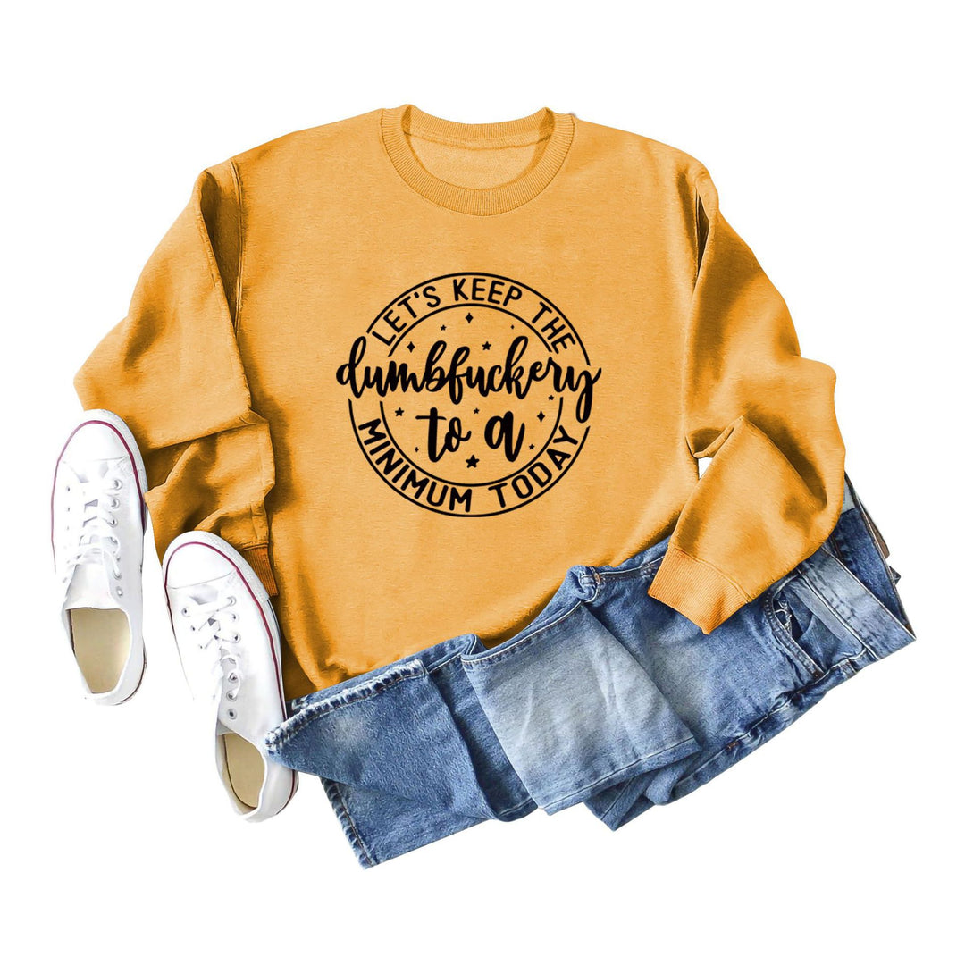 Sweat-shirt graphique pour femmes avec impression motivante Chic & Stil