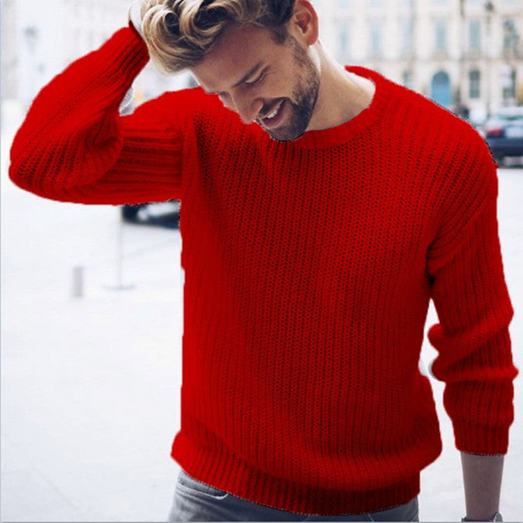 Chunky knit sweater for men with a modern rib pattern and a relaxed fit Lune London