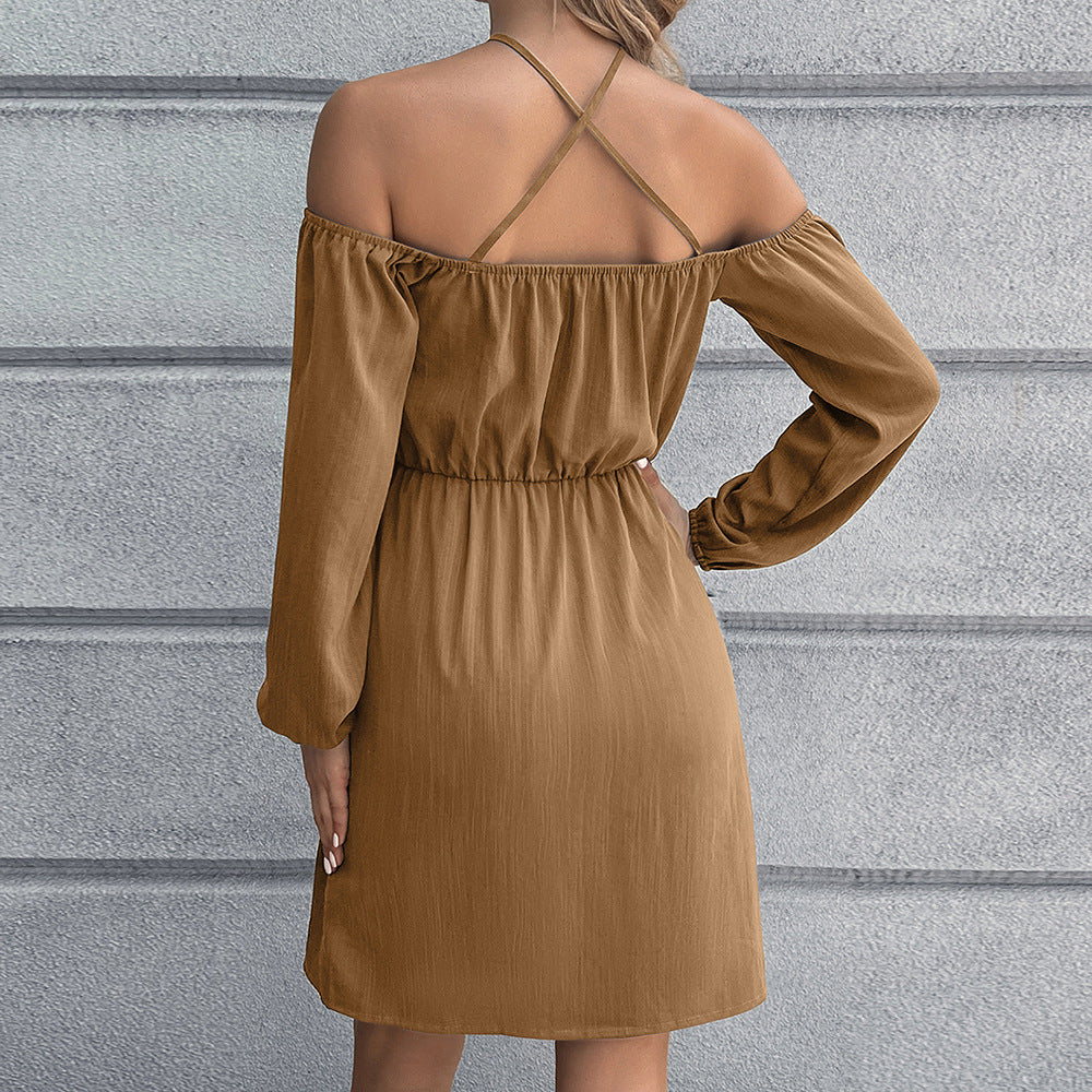 Wrap dress for women with a plunging neckline and elegant waist Lune London