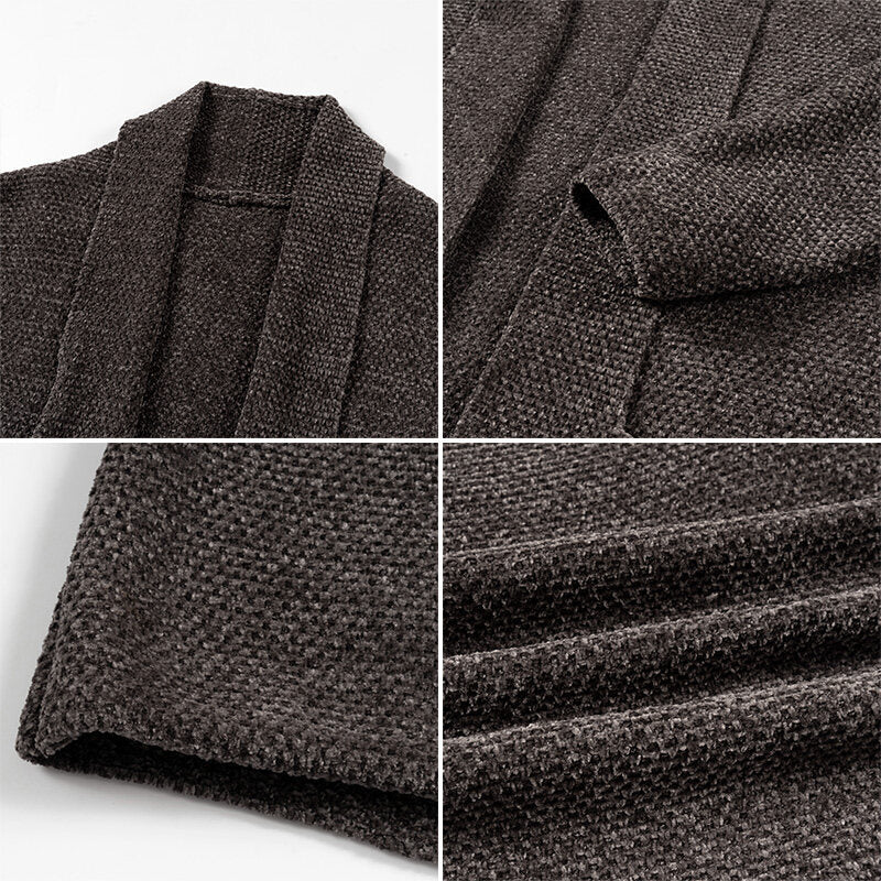 Elegant ladies cardigan with chic lapels and pockets Lune London