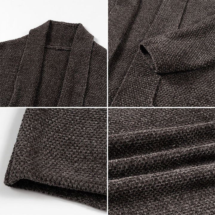 Elegant ladies cardigan with chic lapels and pockets Lune London