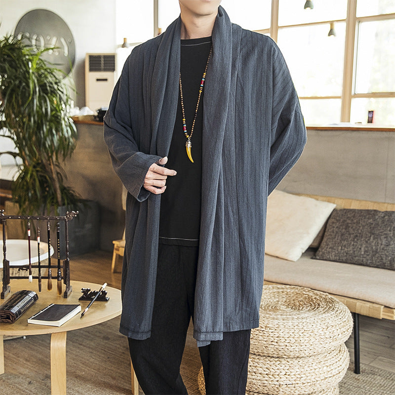 Casual kimono jacket for men with a stylish cut and a soft fabric Lune London