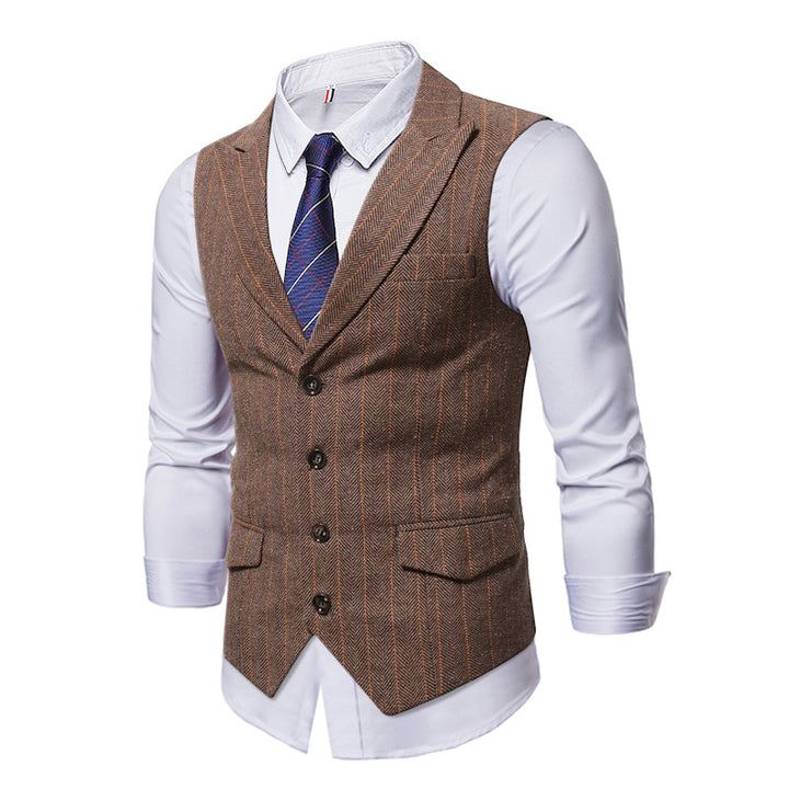 Men's jacket with a fine striped pattern Lune London