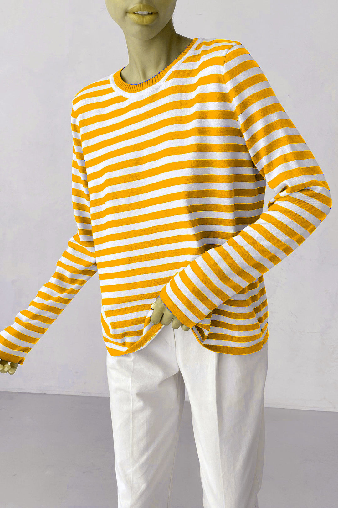 Striped long-sleeve T-shirt for women Lune London