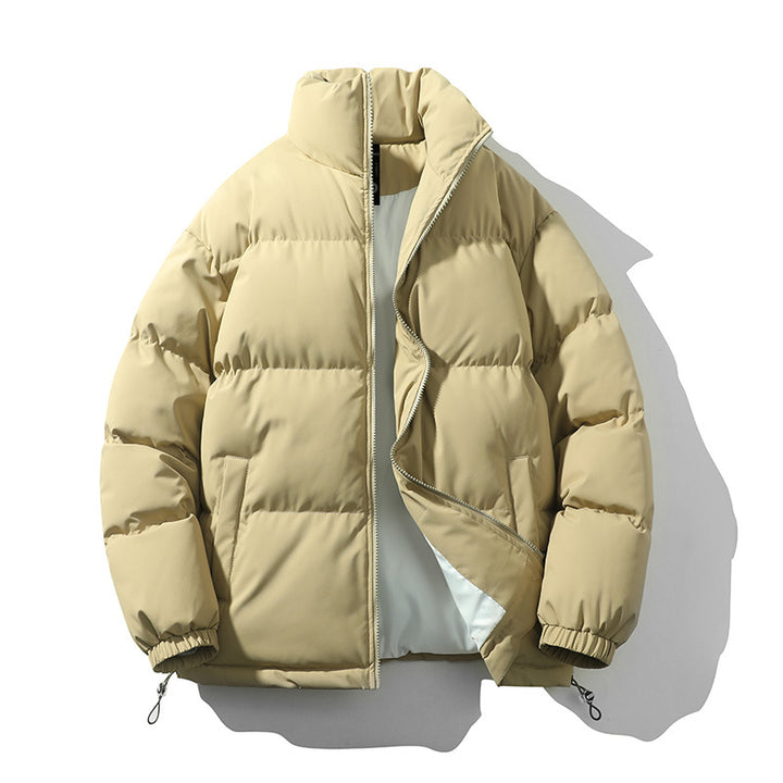 Insulated hooded jacket for men with high collar and stylish cut Lune London