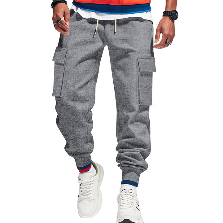 Men's cargo jogger pants with elastic waistband and practical side pockets Lune London 1760051045