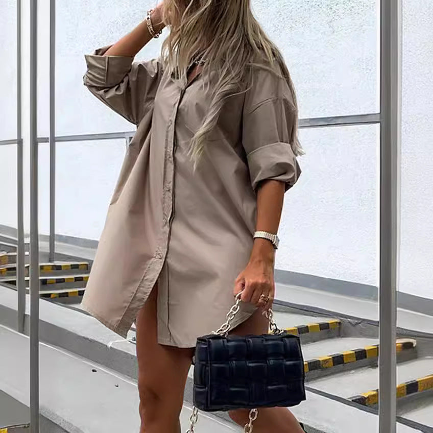 Oversized shirt dress for women Lune London