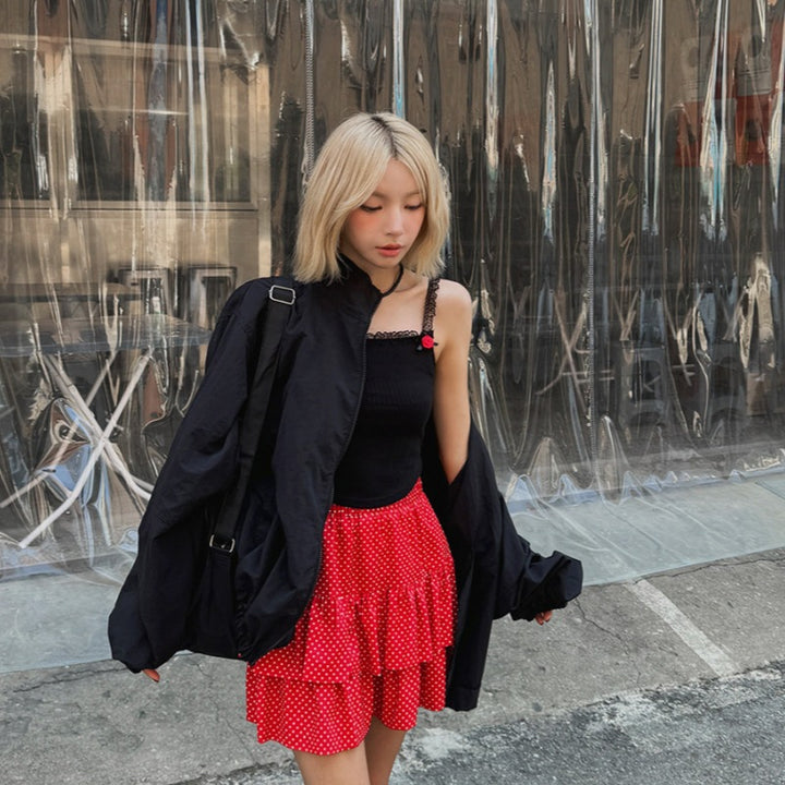 Veste de transition décontractée pour femmes avec col haut et poignets élastiques Chic & Stil