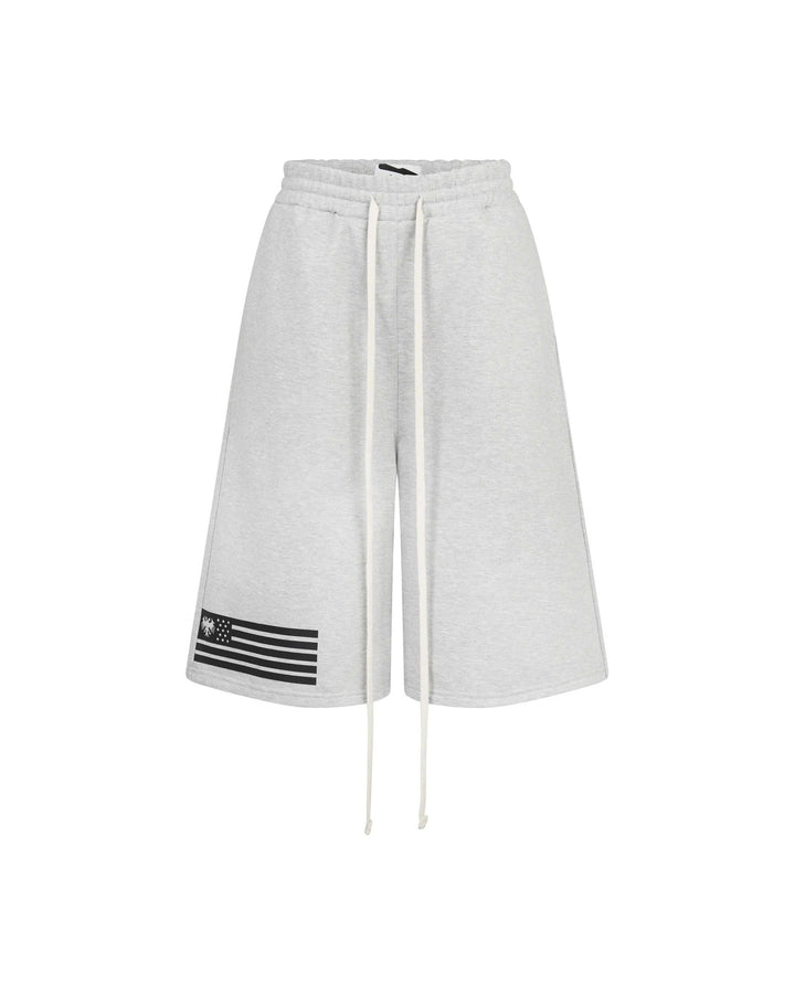 Leisure pants for women with elastic waist and modern graphic print Lune London