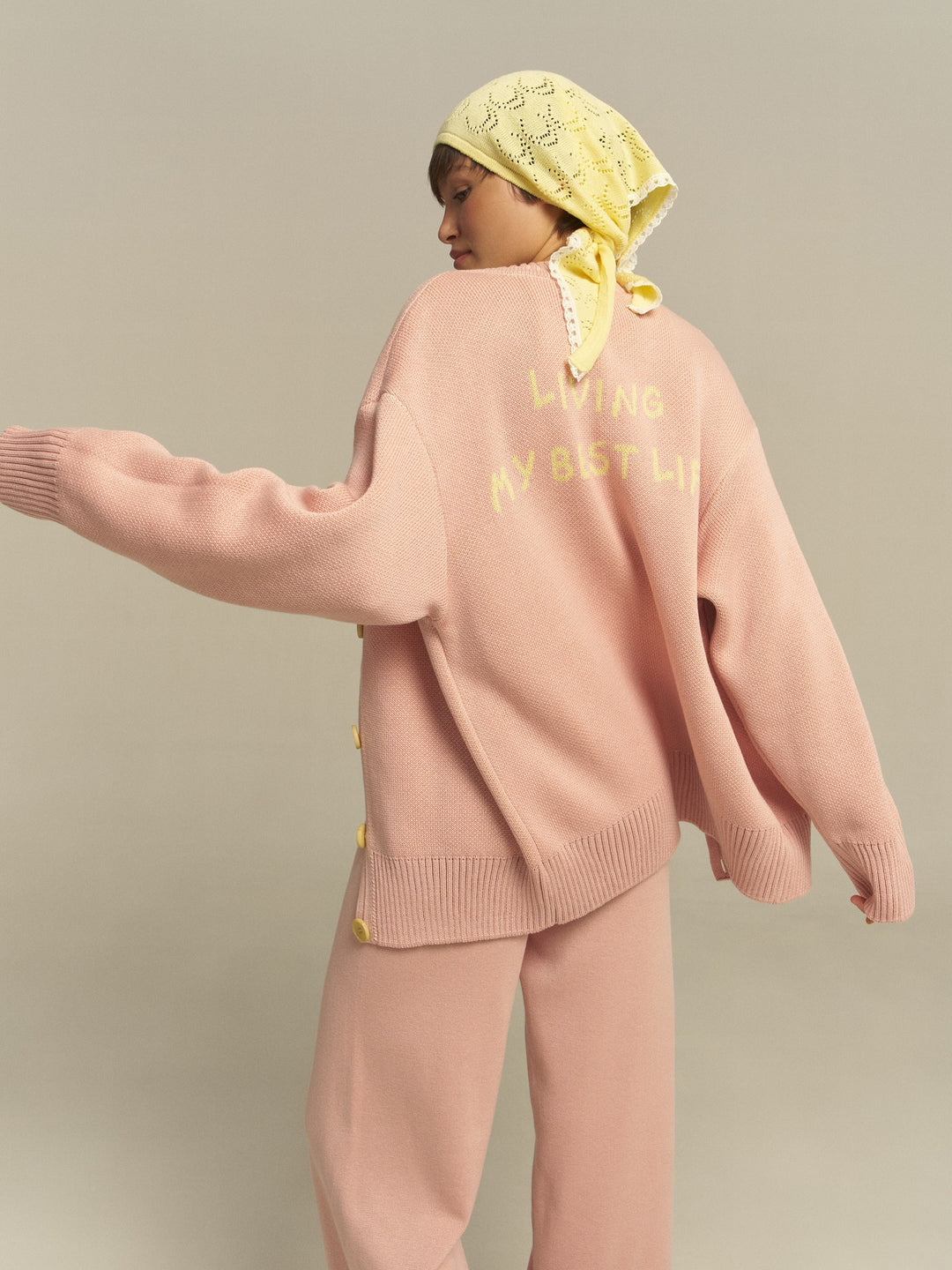 Comfortable oversized sweater set for women and casual palazzo pants Lune London