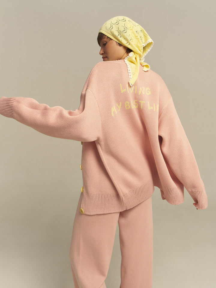 Comfortable oversized sweater set for women and casual palazzo pants Lune London