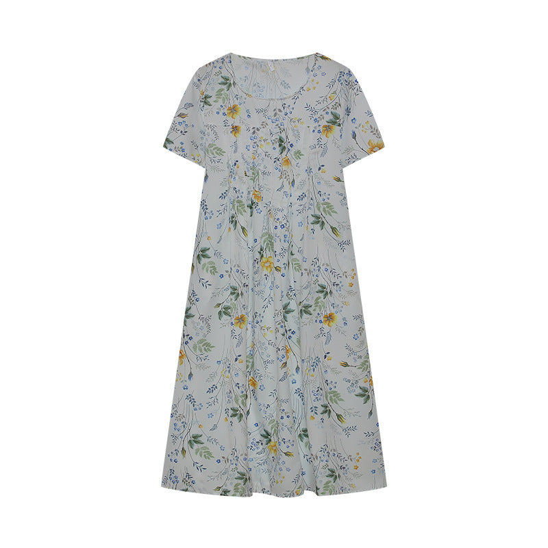 Chic and stylish women's floral casual maxi dress