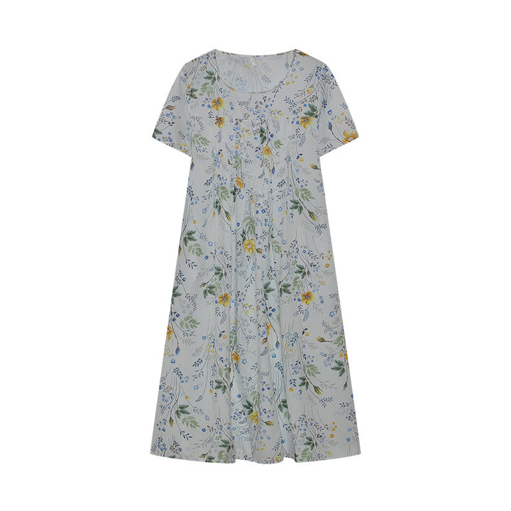 Chic and stylish women's floral casual maxi dress