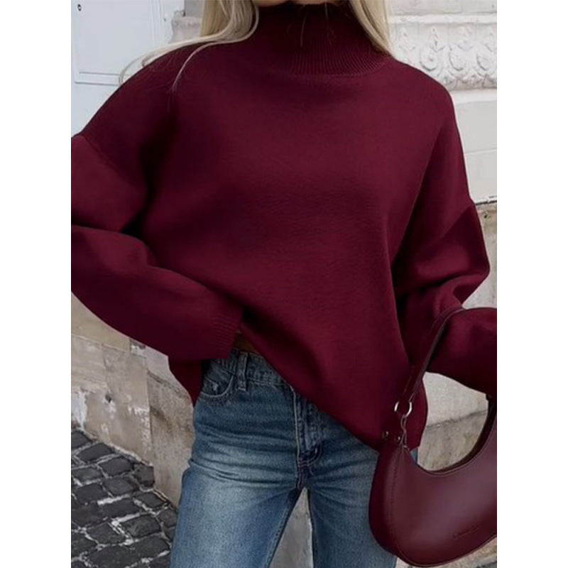 Comfortable oversized knit sweater for women with a loose fit Lune London