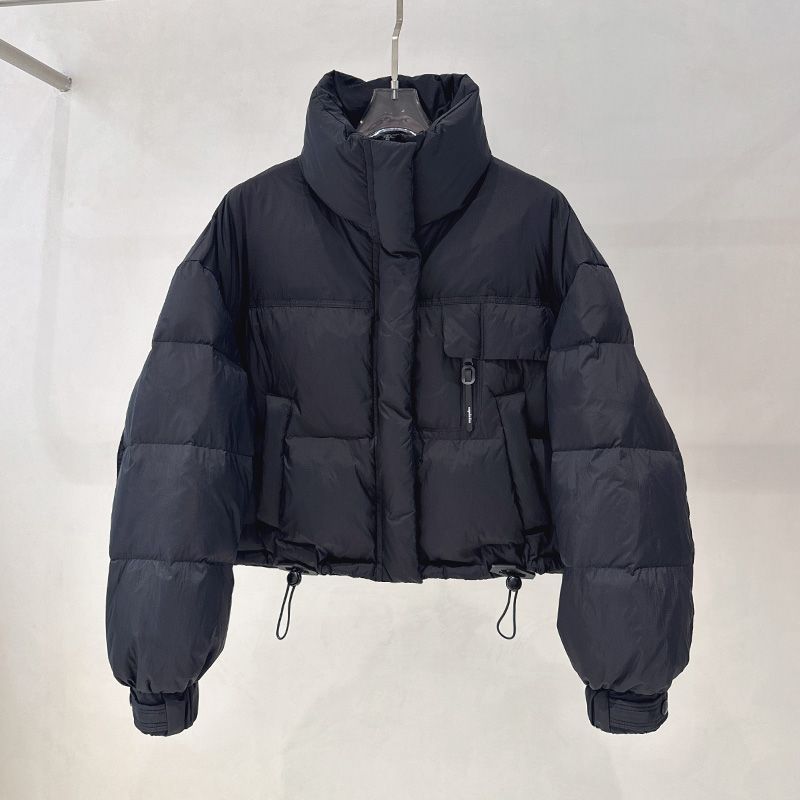 Veste courte en duvet chaude pour femmes avec col montant Chic & Stil