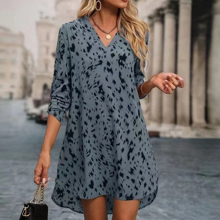 Ladies Tunic Dress Light V Neck Lune London