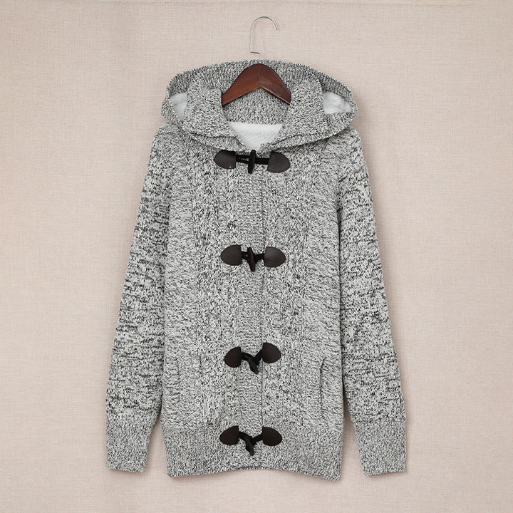 Cardigan pour femmes avec col haut et détails confortables de boutons Chic & Stil