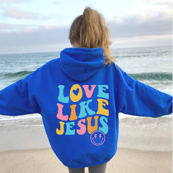 Women's Oversized Hoodie with Colorful Print Chic & Stil