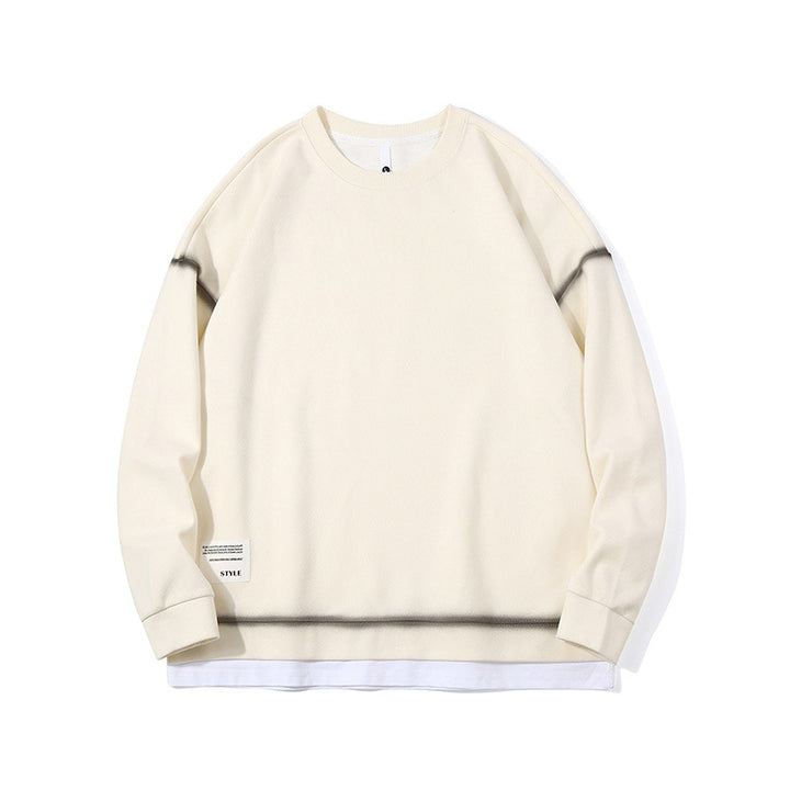 Men's casual sweatshirt with modern layered design Lune London