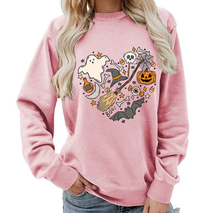 Sweatshirt d'Halloween pour femmes avec design créatif Chic & Stil