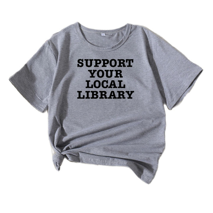 Ladies Leisure Literary Support T-shirt Lune London