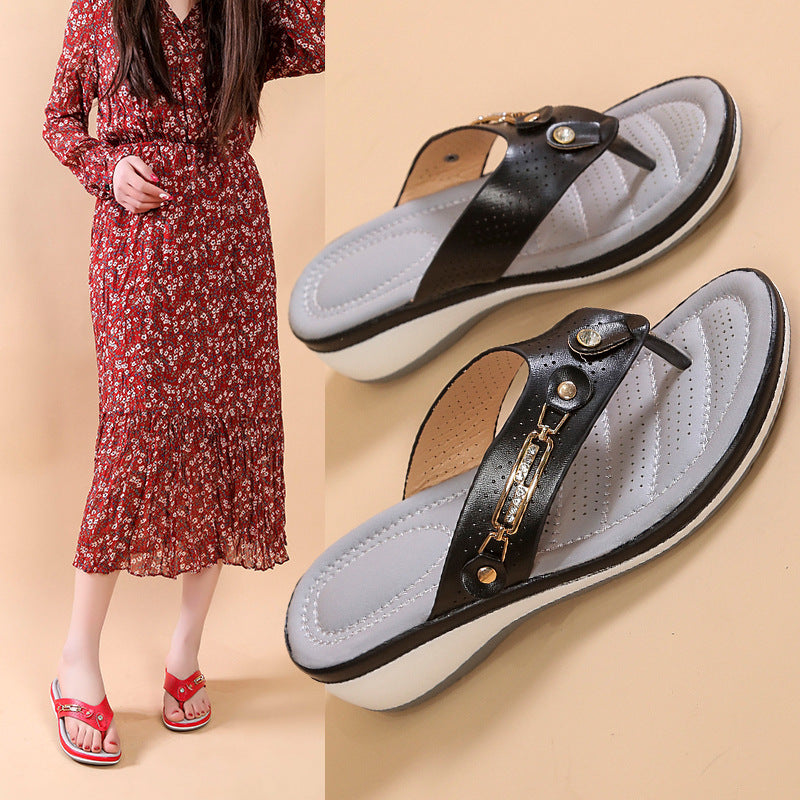 Orthopedic sandals for women with comfort sole Lune London