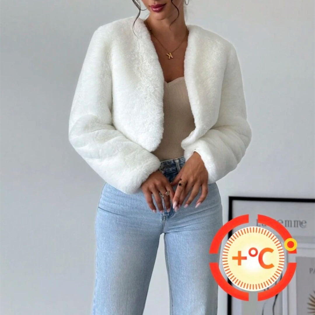 Ladies Cozy Fleece Jacket with Trendy Lune London