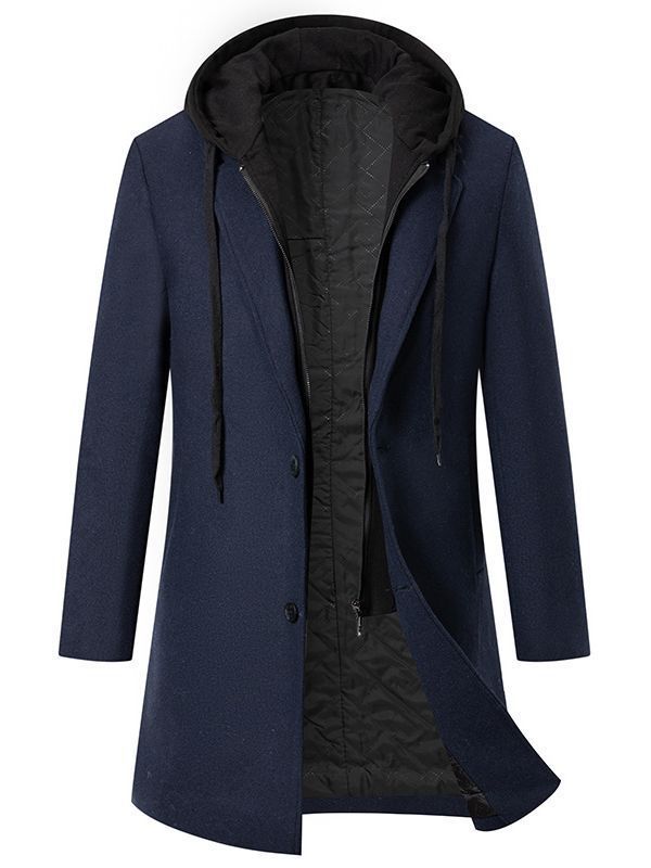 Elegant women's coat with removable hood and fleece lining Lune London